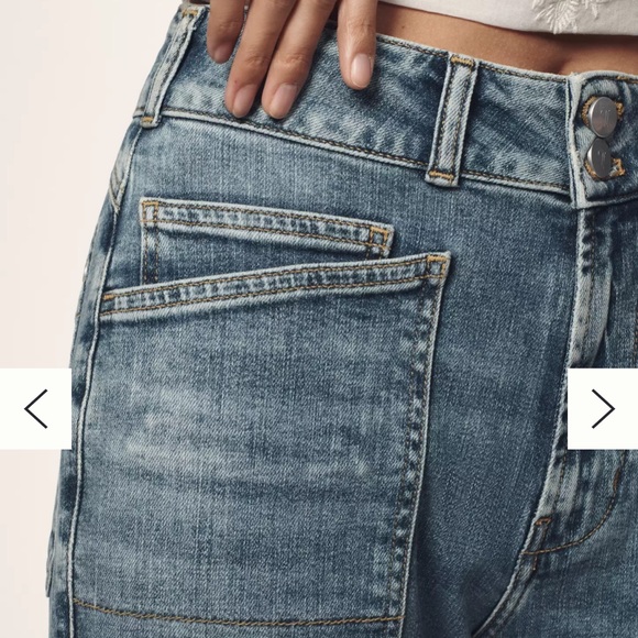 Pilcro x Anthropologie Light Blue The Wanderer Relaxed Fit Jeans Size 29 Denim - Picture 6 of 10